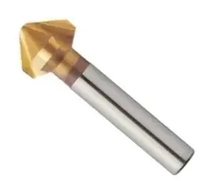 Značkový Kuželový záhlubník 90° DIN335-C HSS TiN tvar C válcová stopka průměr 12,4 mm FORMAT