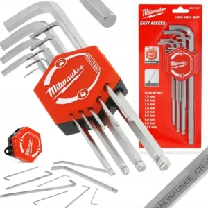 Zástrčné klíče HEX 1,5 ÷ 10 mm Milwaukee 4932478621 Sada 9 dílů (MI4932478621) Nízká Cena