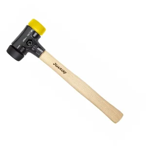 Akce Palička Safety 325 mm Wiha typ 832-35, hickory rukojeť (hlava černá/žlutá: středně měkká/středně tvrdá) (WIHA26435)