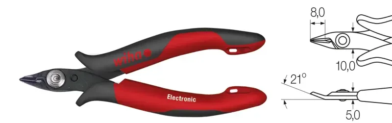 Značkový WIHA Z 40 1 128 03 Elektron.Seitenschn., schmal,Ha (WIHA26813)