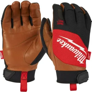 Akce Pracovní rukavice Milwaukee HYBRID LEATHER, hybridní kožené, velikost 7 (S), 1 pár, 4932479726