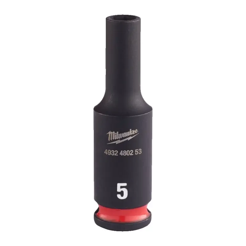 Zlevněný Průmyslová hlavice Shockwave 1/4" 5 mm Milwaukee 4932480253, dlouhá (MI4932480253)