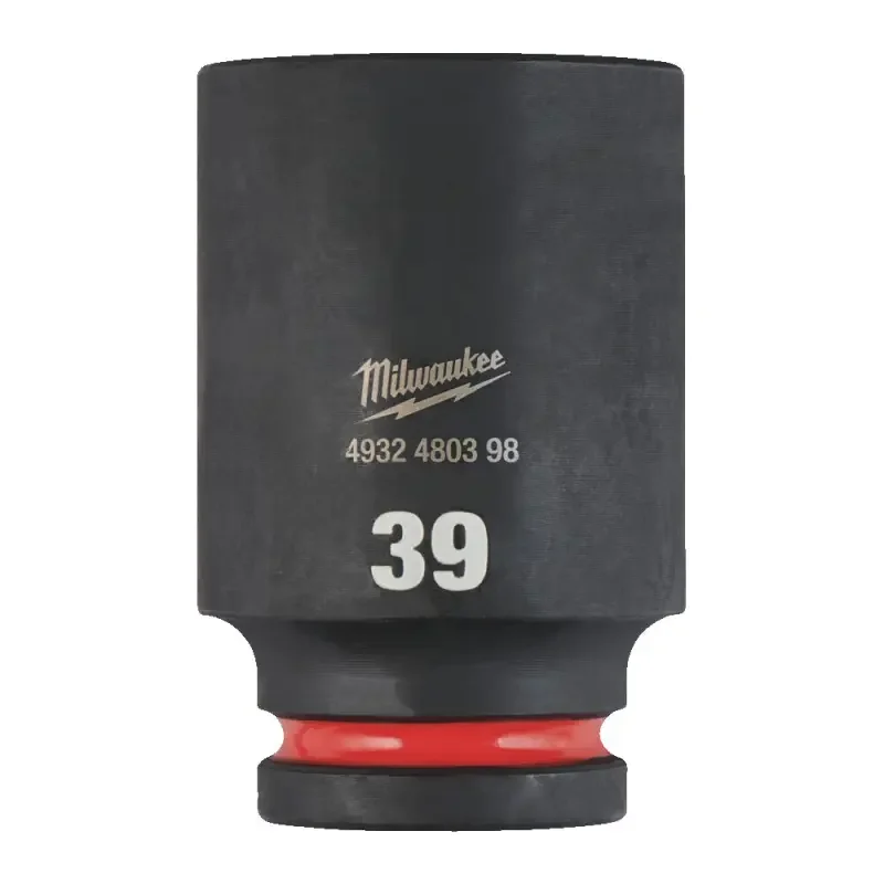 Značkový Průmyslová hlavice Milwaukee Shockwave™ Impact Duty 3/4" HEX 39 mm, dlouhá (MI4932480398)