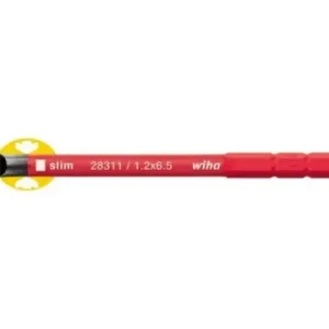 Zlevněný Wiha 34582 Nástavec SoftFinish VDE plochý 6,5x75, electric slimBit, Typ 2831-10 (WIHA34582)