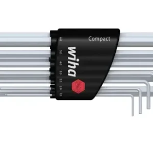 Zástrčné šestihranné klíče (inbus) 1,5 ÷ 10 mm Wiha 36453 kulová hlava (11 dílů v držáku Compact) (WIHA36453) Ověřený