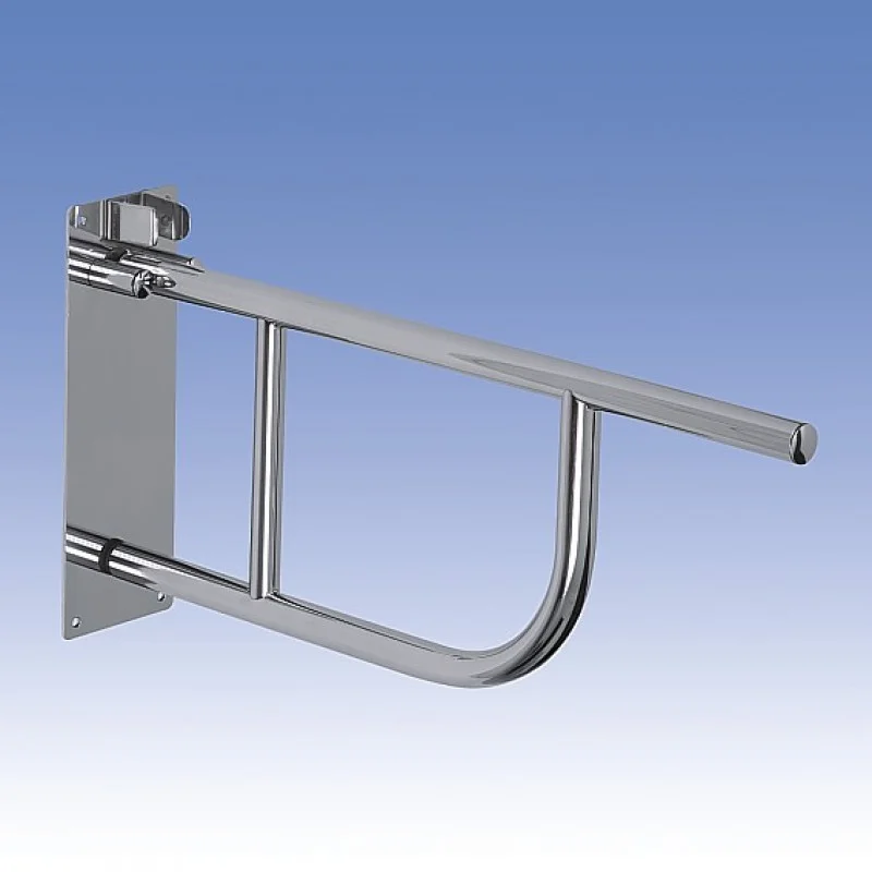 Značkový SANELA Nerezové madlo sklopné SLZM 01D, délka 830 mm, lesklý 49011