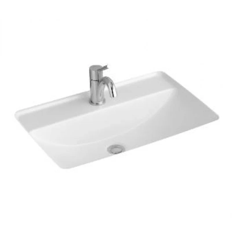 Zlevněný Villeroy & Boch Loop&Friends Umyvadlo k zabudování zespodu 615x390 mm, pro 3otvorovou armaturu, bílá alpin