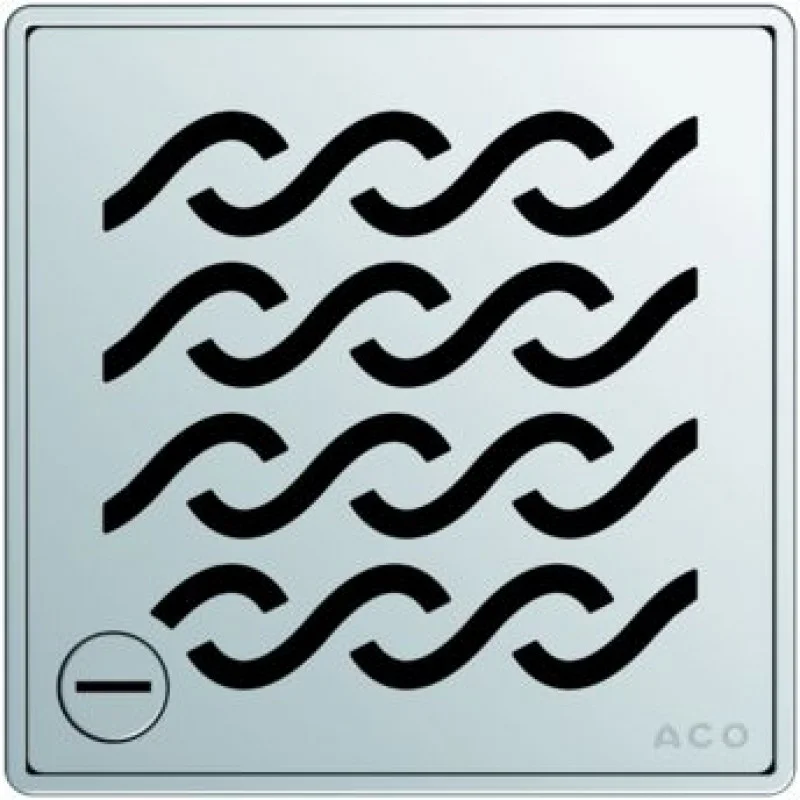 Zlevněný ACO ShowerPoint rošt 140 x 140 mm, s aretací, Hawaii 5141.21.29