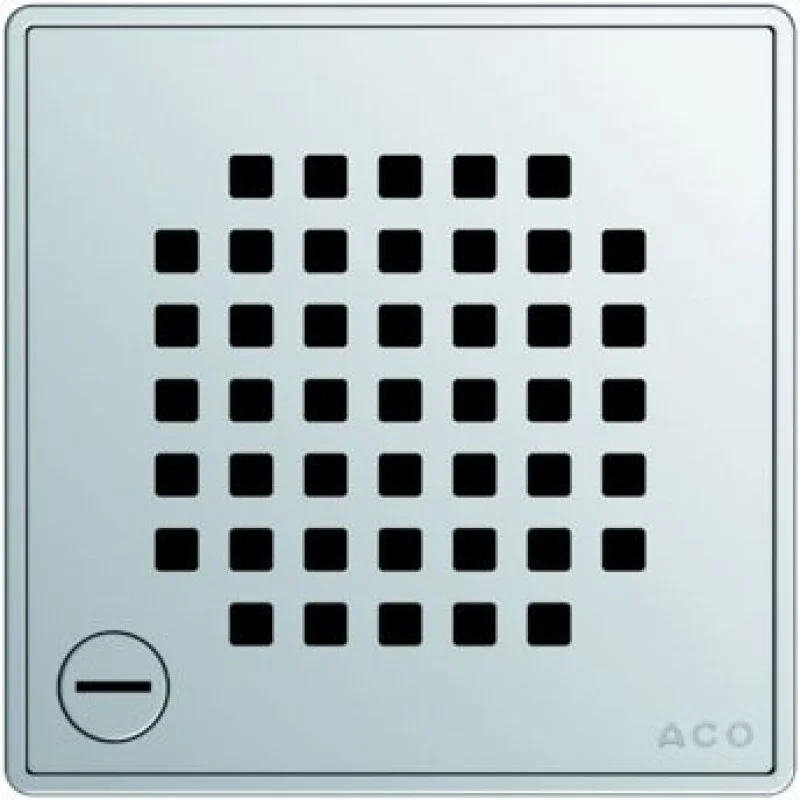 ACO ShowerPoint rošt 140 x 140 mm, s aretací, Quadrato 5141.21.22 Hit Sezóny