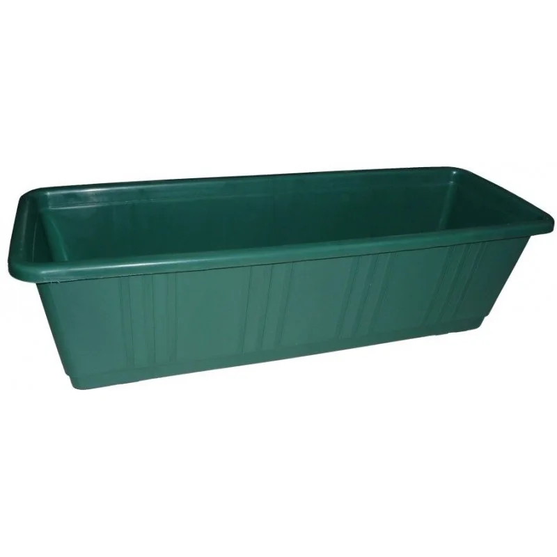 Značkový PLASTY-KO Truhlík s dezénem zelený 50 cm