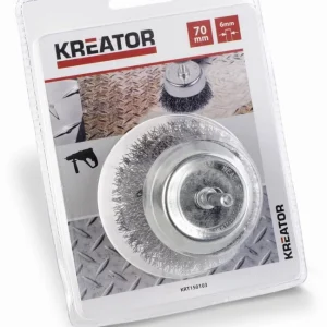 Akční Cena Kreator KRT150103 Ocelový kartáč na vrtačky 70mm