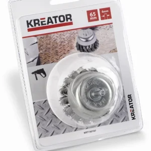 Zlevněný Kreator KRT150107 Brusný copánkový kartáč 65mm