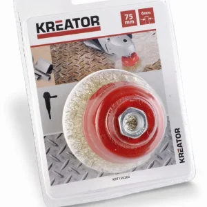 Zlevněný Kreator KRT150202 Brusný měděný kartáč M14 75mm