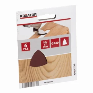 Akce Kreator KRT280009 Brusný papír 50mm prstového tvaru G240 6ks