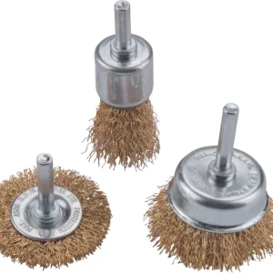 Akční Nabídka EXTOL CRAFT kartáče pomosazené, sada 3ks, O 25-50-50mm, 1832
