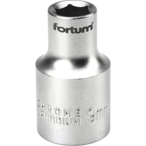 Značkový FORTUM hlavice nástrčná 1/2", 9mm, L 38mm, 61CrV5, 4700409