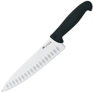 Zlevněný DUE CIGNI NŮŽ TRINCIANTE ČEPEL 20 CM S ALVEOLY - RUKOJEŤ NYLON ČERNÁ - NITRO OCEL 2C 415/20 AN