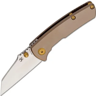 Akce Kansept Little Main Street Satin CPM-S35VN Bronzově eloxovaný titan K2015A2