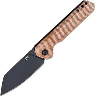 Akční Nabídka Kansept Bulldozer Černý TiCn Potah D2 Hnědá Micarta T1028A1