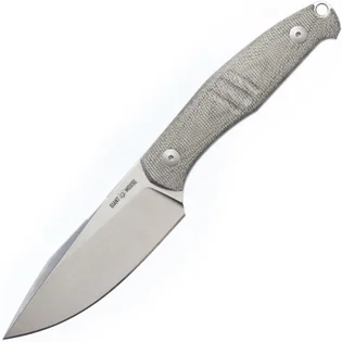 Akční Nabídka Giant Mouse zelené plátno Micarta / Stonewash čepel / Kydex pouzdro