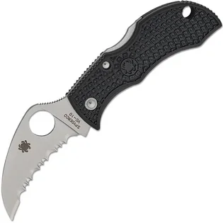 Akce Spyderco Manbug VG10 Satin Black FRN rukojeti MBKHBS