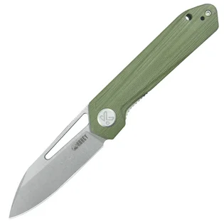Akce KUBEY Royal Stonewashed 14C28N Čepel Zelená G10 Linelock KU321S