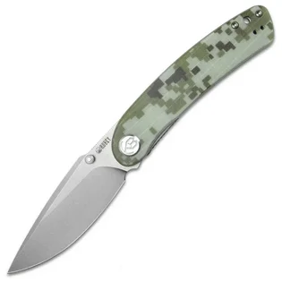 Značkový KUBEY Momentum Beadblasted AUS-10 Čepel Camo G10 Linerlock KU344K