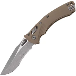 Akce Microtech AMPHIBIAN RAM-LOK APOC ČÁSTEČNĚ ZOUBKOVANÝ FLUTED TANG10 137RL-11APFLGTTA