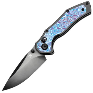 Akční Cena Kansept Apollo Mirror DLC CPM S35VN Blackwash Titanium, Timascus Crossbar lock K2107V5