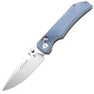 Akce TENABLE KNIVES Eaglestrike Stonewashed Nitro-V 0.118" / 3.0mm Modrá Micarta T1095