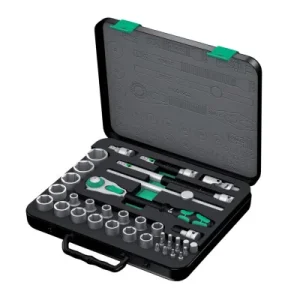 Zlevněný Gola sada nástrčných klíčů Wera Zyklop Metal 8100 SC 2, 1/2", 37ks