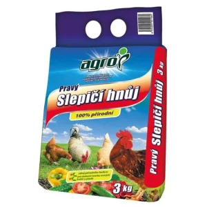 AGRO 000776 Pravý slepičí hnůj 3 kg Expresní Doručení